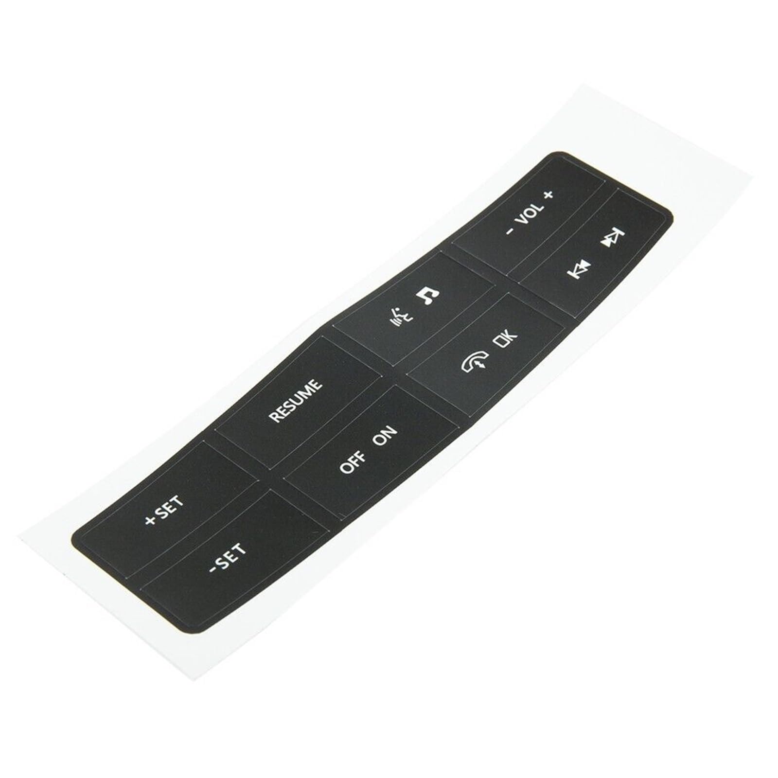 Wsbojxth One Color Repair Patch Compatible With Mustang 2010 2011 2012 Car Accessories Steering Wheel Control Button Worn Peeling Repair Kit Decals Stickers