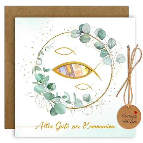 Luckeey Geldgeschenk Kommunion mit Umschlägen, Geschenke zur...