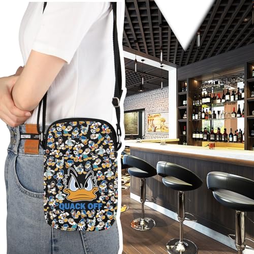 Image of VAMSII Funny Duck Crossbody Bag Duck Lover Gift