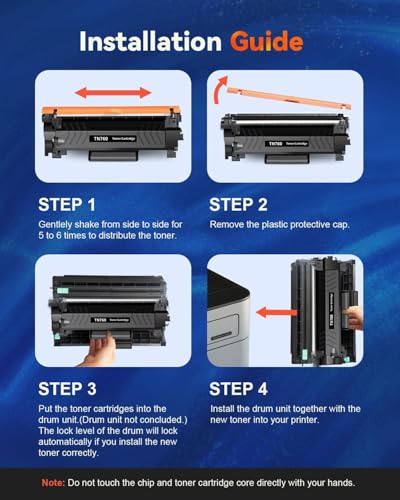 Image of Skydo TN760 Compatible Toner Cartridge Replacement for TN760 TN 760 TN-760 TN730 Toner Compatible with DCP-L2550DW MFC-L2710DW HL-L2370DW HL-L2390DW MFC-L2750DW HL-L2390DW HL-L2350DW (1 Black)