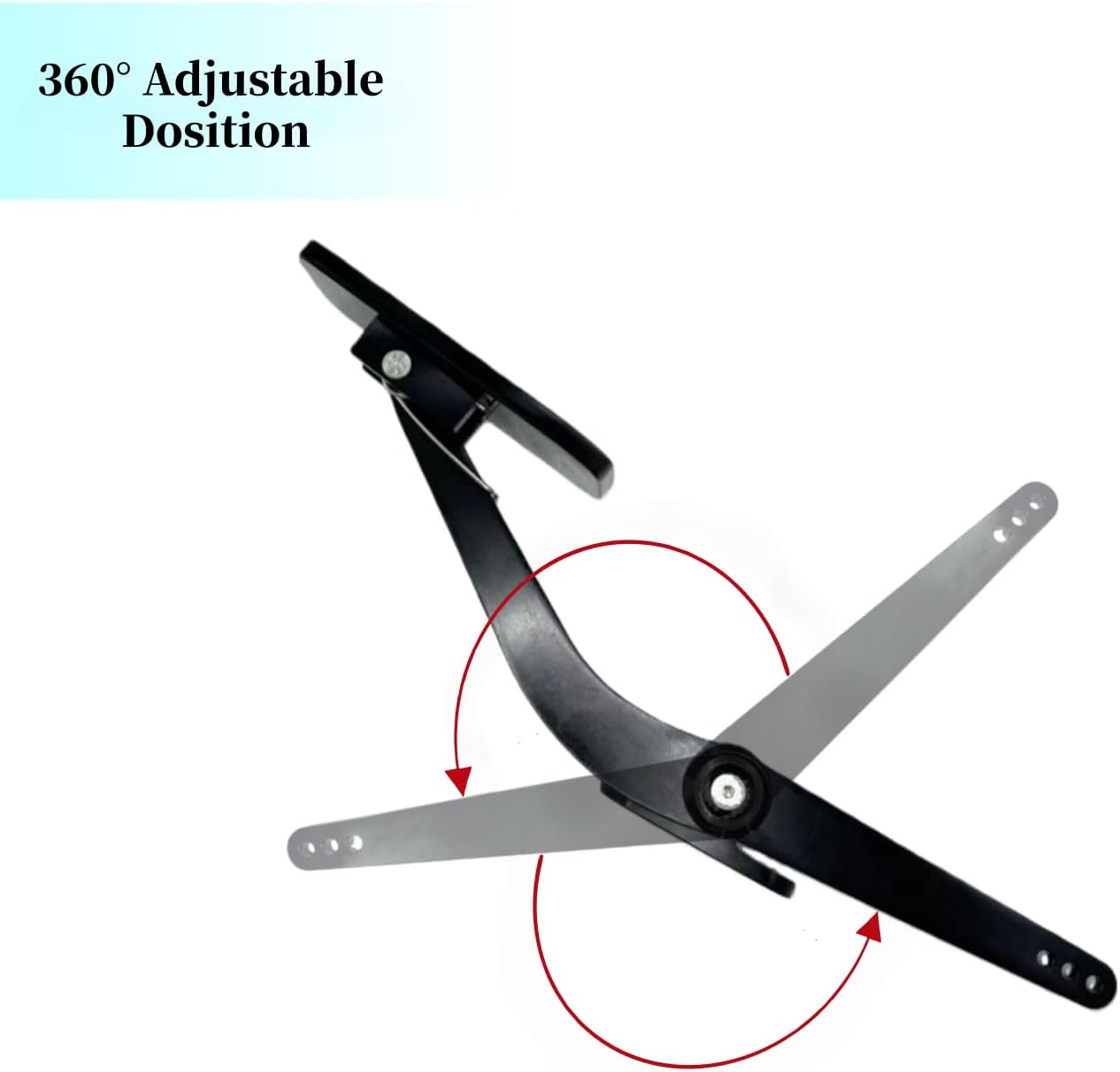 Gas Pedal, Accelerator Pedal, Throttle Pedal, Universal Black Aluminu Slip Grip Pedal Assembly Compatible for Chevy F'ord Mopar Street Rat Rod