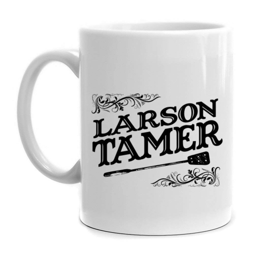 Coffee Mug 11 oz Ceramic Mug, Larson Tamer Mug