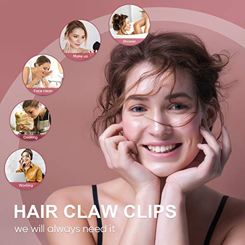 Hitituto Big Hair Claw Clips 6 Packs - 4.33 and 5.2 Inch Matte and Nonslip for Thick and Thin Long Hair Large Banana and Jaw Clips Hair Holder for Women Ladies…