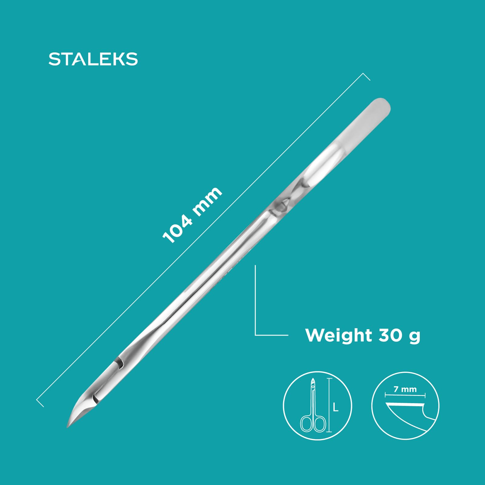 STALEKS Pince pour ongles d'orteils PODO 21 (7 mm)