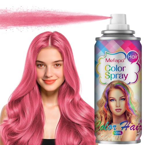 Christmas Pink Hair Spray, Temporary Hair Color...