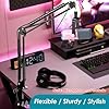 YOUSHARES Mic Arm - Suspension Microphone Boom Arm for FIFINE AM8 XLR/USB Gaming Microphone, AM8 Mic Stand with Cable Sleeve for Podcast, VoiceOver, Recording #1