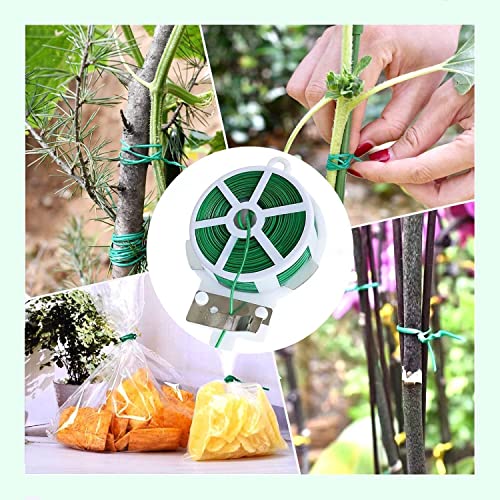 KRAFTMASTERS� 1Pcs Plastic Twist Tie Wire Spool with Cutter