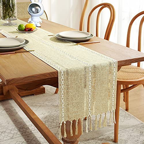 Trhillsbrad Boho Table Runner Macrame Table Runner...