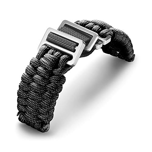 腕時計 I.N.O.X. Accessories Paracord strap V.60022 メンズ ブラック