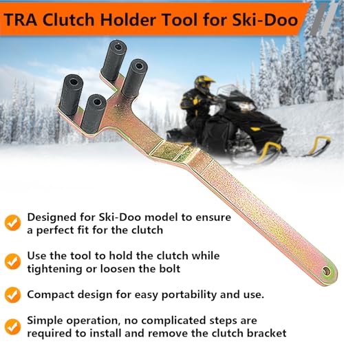 Image of Clutch Holder Tool for Skidoo TRA3 TRA5 TRA7 500 600 670 700 800 | 151-103, for Grand Formula Z, Grand Touring, Legend, MX-Z, Summit