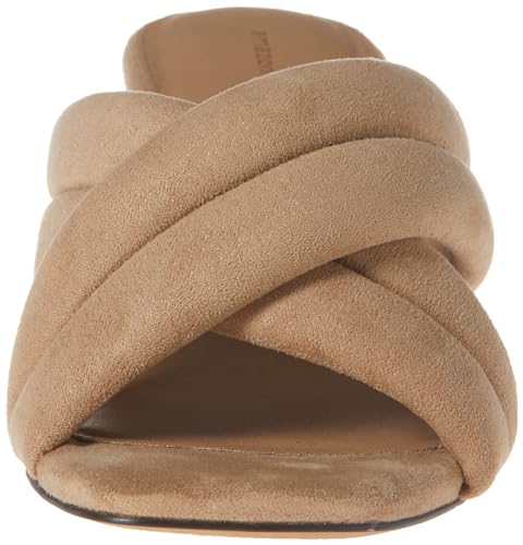 Image of Amazon Essentials Women's Crossover Block Heeled Mules Sandal with Padded Straps and Memory Foam Insole