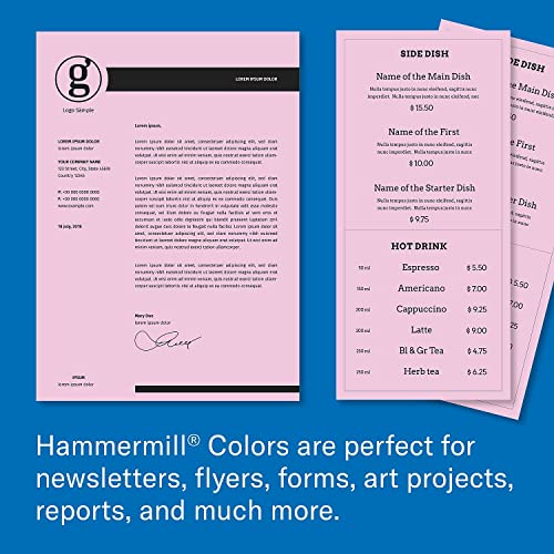Hammermill Colored Paper, 20 lb Lilac Printer Paper, 8.5 x 11-1 Ream (500 Sheets) - Made in the USA, Pastel Paper, 102269C - image 7