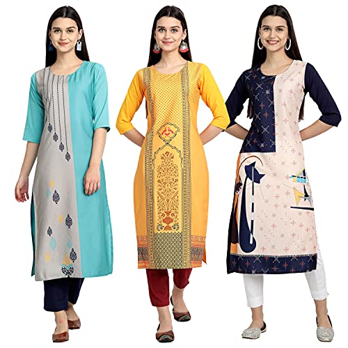 Image of Women's Crepe Straight Kurta