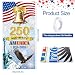 DPKOW 250th Anniversary American Door Cover 4th of July Decorations 2026, Fabric Fourth of July Door Banner Patriotic Decorations Outdoor Indoor, American Flag Banner Party Favors Supplies, 71x35 Inch