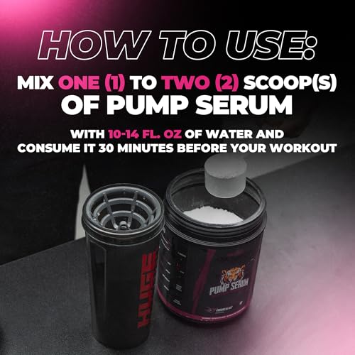 Image of Pump Serum Non Stim Pre-Workout - Fully Loaded Stimulant Free Pre Workout for Extreme Pumps, Vascularity & Muscle Fullness, with L-Citrulline, HydroPrime & Nitrates, Cherry Blast, 40 Servings