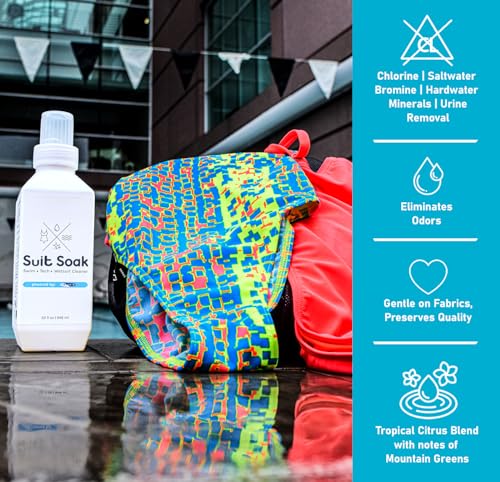 TRISWIM Suit Soak Wetsuit Cleaner 12 oz | Gentle Detergent for Swim Suits, Tech Suits, and Neoprene Wetsuits | Keep Your Swimsuit Clean, Fresh, and Lasting Longer2