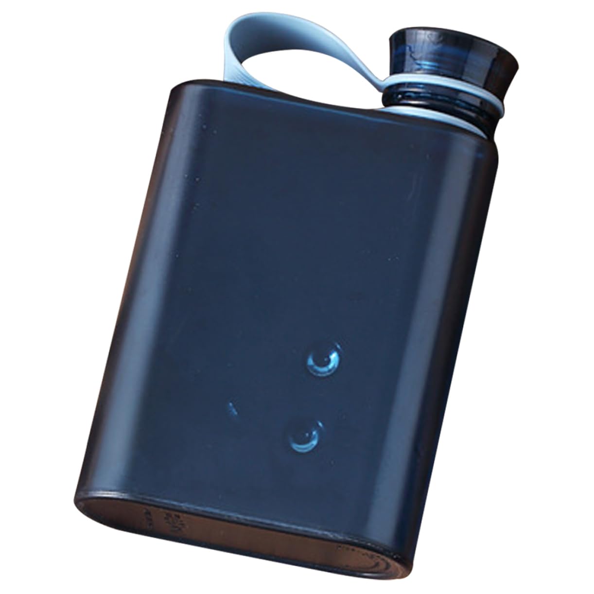 DECHOUS 5 Pezzi bollitore Piatto a5 Borraccia Sport Riutilizzabile Bottiglie Pieghevole Pianura Bottiglia per la conservazione dell'Acqua Bottiglia Trasparente pp Blue Riutilizzabile