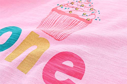 Image of Mud Kingdom Little Girls Birthday Shirt Long Sleeve Cute Cartoon