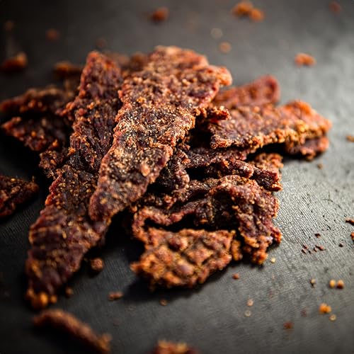 Image of Centennial Cuts Beef Jerky - Campfire BBQ - High Protein, Classic Sweet & Smoky Flavor - 7 oz Snack