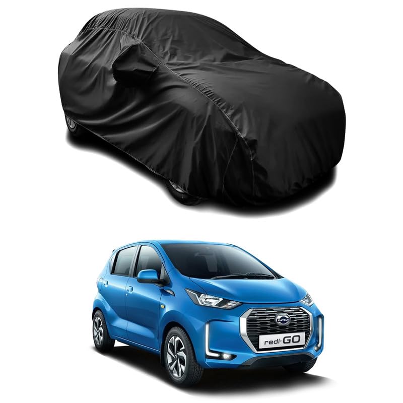 MITHILA MART Car Cover for Datsun Redi GO T Water Rsistance/Dustproof/Indoor-Outdoor All Wether Protection (Black)