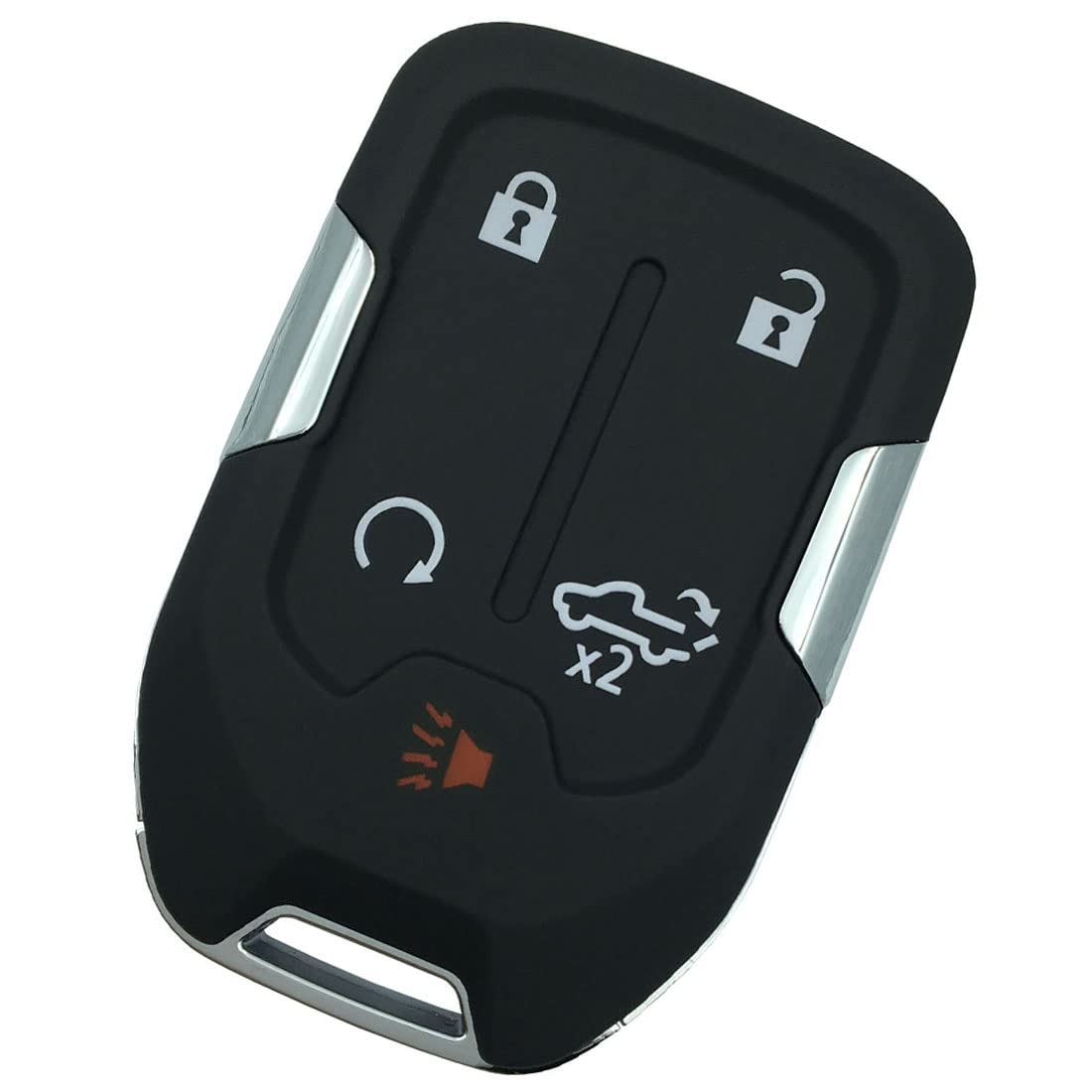 Replacement Key Fob Shell Case for 2019-2022 Chevy Silverado and GMC Sierra 1500 2500HD 3500HD Keyless Entry Remote Car Key Fob Cover Casing with