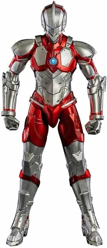threezero Ultraman (Anime Edition) 1: 6 Scale Action Figure, Multicolor