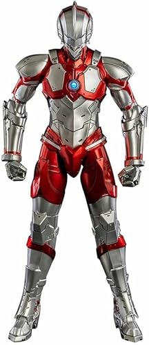 ThreeZero Ultraman (Anime Edition) 1 6 Scale Action Figure, Multicolor