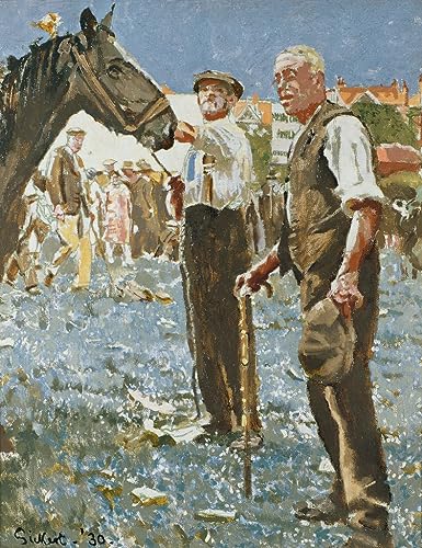 Toile Peinture Murale Foire de Barnet par Walter Richard Sickert 60x90cm