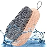 Camphor Handbürste - Griffige Nagelbürste mit Schlaufe und langlebigen Borsten | Vielseitige Nagelpeelingbürste für Erwachsene und Kinder für Maniküre, Pediküre, Zehen, Fingernägel