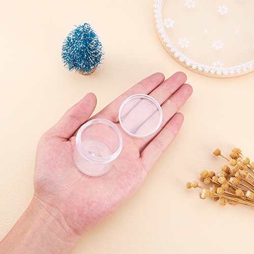 Image of BENECREAT 27 Pack Mixed Size Rectangle Mini Clear Plastic Bead Storage Containers Box Case with lid for Items,Pills,Herbs,Tiny Bead,Jewerlry Findings, and Other Small Items