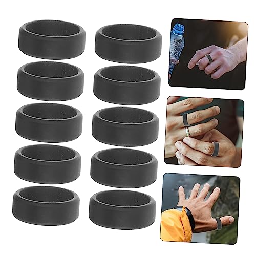 Anillos de silicona resistentes 50 piezas para hombres miniatura 3