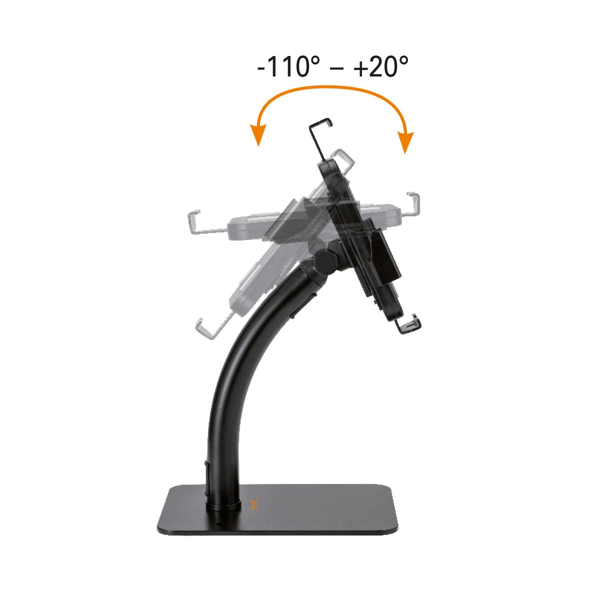 Support Mural Antivol Pour Tablette 7.9" à 11" - Rotation 360° - Pour Salles D'attente, Expos, Musées - Charge Max 1 Kg