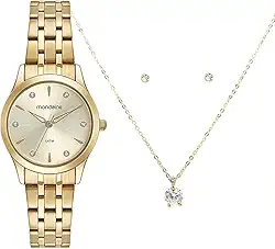 Kit Relógio Mondaine Analógico 32610lpmkde1k1 Dourado