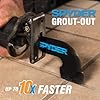 Spyder 2-Piece Grout-Out Attachment Set for Reciprocating Saws, 1/16-inch and 3/16-inch Grout Removal Blade Tools with Tungsten Carbide Grit Edges