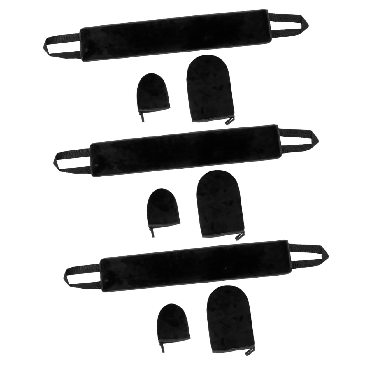 Healeved 9piezas Guante Autobronceador Reutilizable Aplicador De Espalda Para Lociones De Tanning De Manoplas Sin Dedos Para Aplicación De Autobronceador y Hidratación Verano Invierno