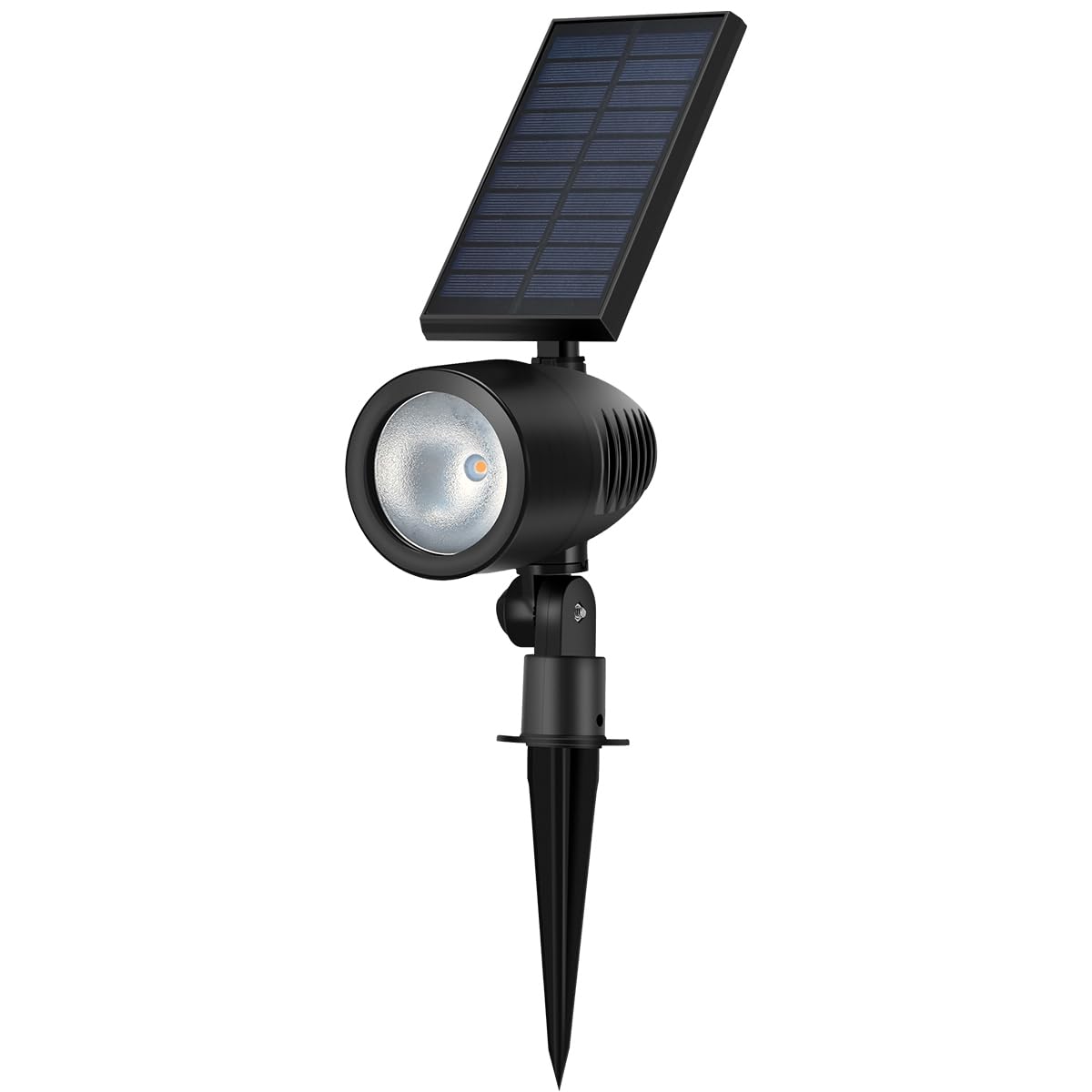 Lampe solaire LED extérieur orientable 3000K blanc chaud avec piquet - 8