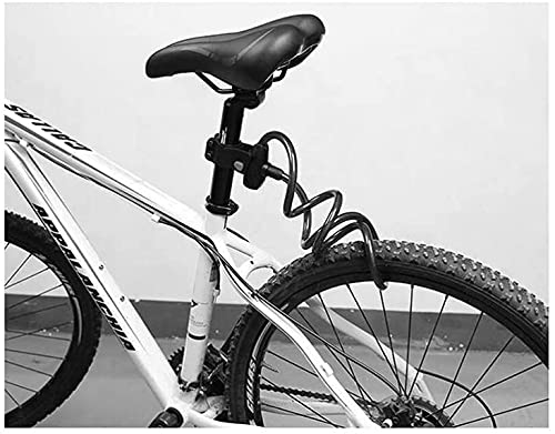 Candado de Cable de Acero para Bicicleta de montaña, antirrobo, con Llave, para Equipo de Ciclismo, Color Negro