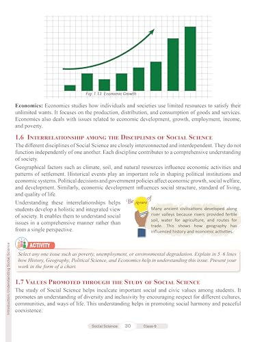 Image of Full Marks Discover Social Science Part-1 Textbook for Class 9 | Based on New NCERT Syllabus | Aligned with NEP 2020 & NCF-SE 2023 | For 2027 Examination