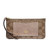 Coach Signature PVC Zip Top Wallet