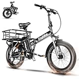 【Electric bike 1000w (Peak)】 high speed brushless motor and 7-speed transmission, making steep hills and long rides a breeze, up to 30+MPH, up to 60+ Miles, Auloor Long-range e-bike offers perfect efficiency and balance of power to ensure your ride a...