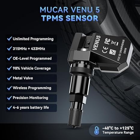 MUCAR VENU5 TPMS Sensor + THINKTPMS VENU90 Pro.gram.ming Tool