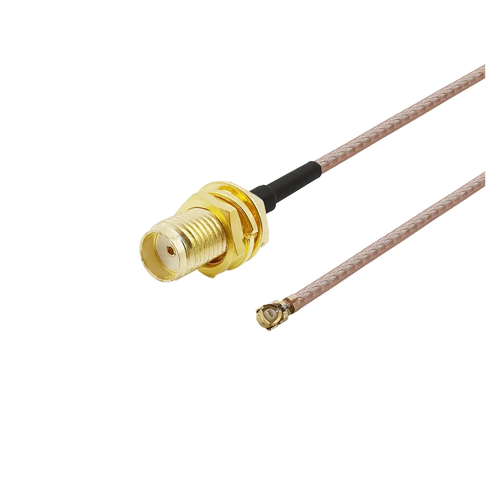 RF IPXU.FL Switch SMA Female Pigtail Cable Compatible with PCI WiFi Card  Wireless Router Antenna WiFi Pigtail Cable IPX to SMA Extension (Color : ...