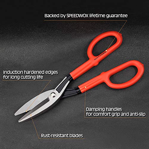 Speedwox - Cesoie a lama piatta, con lama affilata...