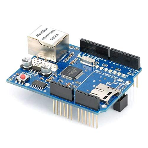 INVENTO Ethernet Shield for r3 and Mega, Network Expansion Shield Board with Micro SD Card Slot Support