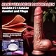 Realistischer Dildo Sex spielzeug für die Frau – 22 cm Analdildos Penis aus Flüssigsilikon mit weicher, gleitender Haut, mobilen Hoden & starkem Saugnapf, ohne Vibration für Frauen und ohne Vibrator.