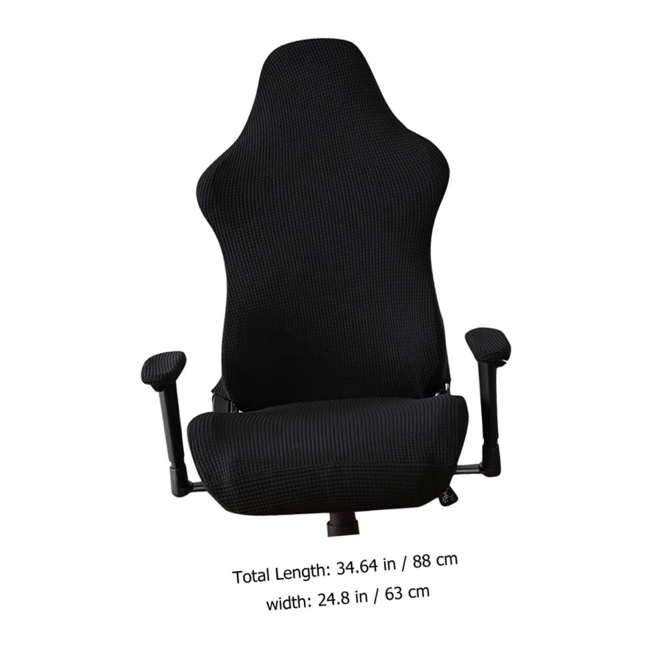 Housse de Protection pour Chaise Gaming, Lot 1, Polaire Noire