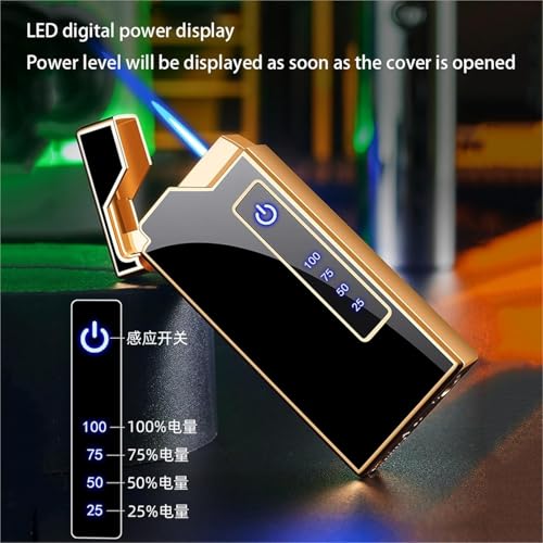 Encendedor recargable eléctrico y de butano 2 en 1 miniatura 4