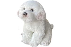 Lifelike Havainese Stuffed Puppy