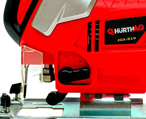 HurthAG 810W Stichsäge, Laser&LED, Holz Schnitttiefe: 80mm, 22mm Hubhöhe, 500-3000SPM, Hocheffizienter Reinkupfermotor… – Bild 5