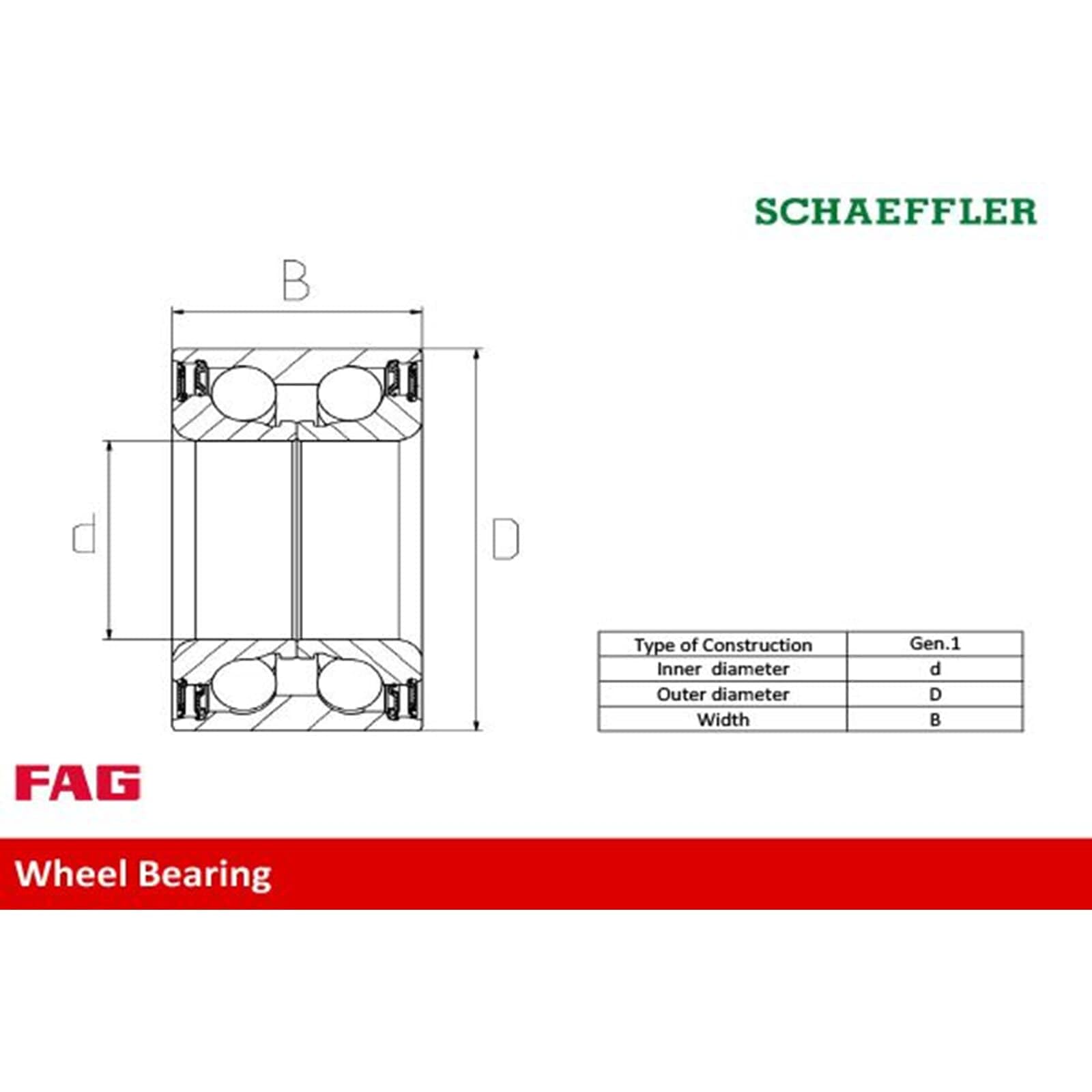 FAG Kit cuscinetto ruota 713690080 Compatibile con: FIAT CINQUECENTO, PANDA, PANDA Kasten/Schrägheck, PUNTO, PUNTO Van, SEICENTO / 600, TIPO